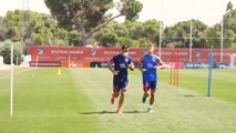 Marcos Llorente se incorpora a la pretemporada del Atlético de Madrid