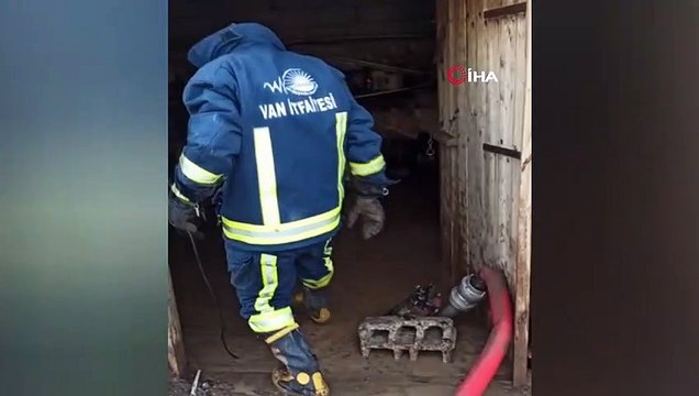 Özalp'ta sel, çok sayıda küçükbaş hayvan telef oldu