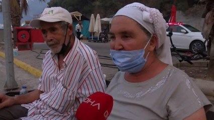 TURUNÇ'TAKİ TURİSTLER VE VATANDAŞLAR TEKNELERLE TAHLİYE EDİLDİ
