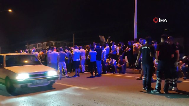 Yolun karşısına geçmek isterken canından oldu