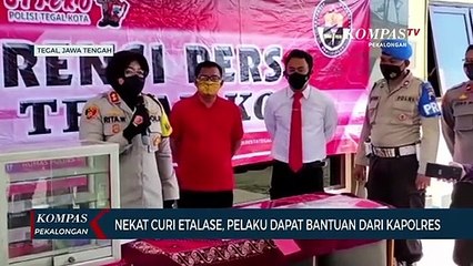 Terhimpit Ekonomi, Pengemudi Ojol Nekat Curi Etalase