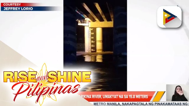 Marikina Mayor Marcy: Tubig sa Marikina River, tumaas bunsod ng malakas na pag-ulan sa upstream area