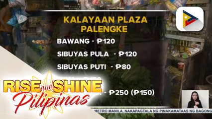 BANTAY PRESYO | Presyo ng mga pangunahing bilihin sa Kalayaan Plaza Palengke