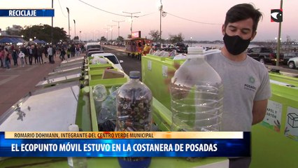 El ecopunto móvil estuvo en la Costanera de Posadas