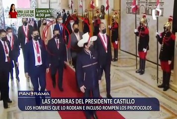 Las sombras del presidente Castillo: los hombres que lo rodean e incluso rompen los protocolos
