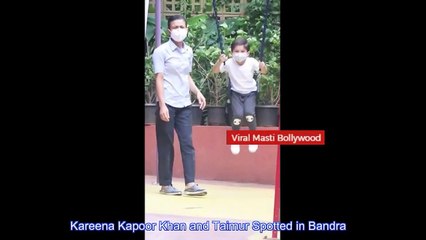 Kareena Kapoor Khan and Taimur Spotted in Bandra