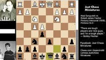 Bobby Fischer plays the Sicilian Najdorf and beats a seven times Argentinian Champion (1958)