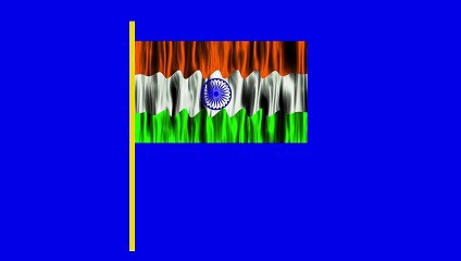 flag blue screen Indian Flag screen animation 2021