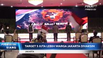 Kapolri Launching Vaksinasi Merdeka di Polda Metro Jaya