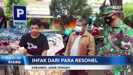 Polres Kebumen Memberikan Baksos PPKM Level 4