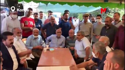 Dedeoğulları ailesinin taziyesinde Savcı Sayan'a tepki: "Laflarınıza dikkat edin, burası taziye çadırı, siyaset yeri değil"