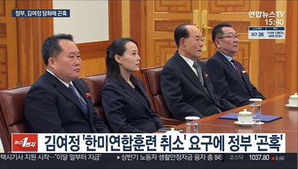 김여정 담화에 곤혹스런 정부…남북대화 재개 '난항'