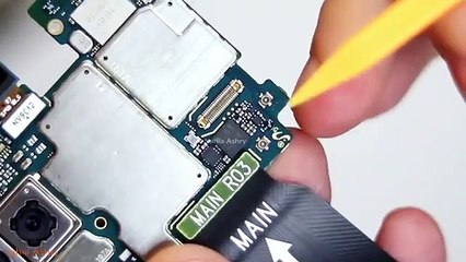 غرفة بخار داخل نوت 10 لايت Note 10 lite teardown