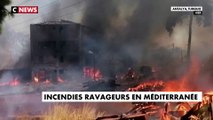 Incendies ravageurs en Méditerranée