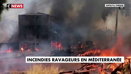 Incendies ravageurs en Méditerranée