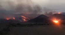 Incendi nel Palermitano, interventi tra Campofelice di Roccella e Collesano  (02.08.21)