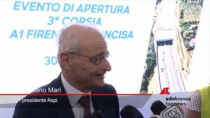 Download Video: Terza corsia A1, Mari (presidente Autostrade): 