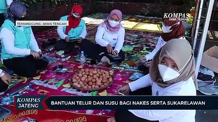 Bantuan Telur dan Susu Bagi Nakes & Sukarelawan