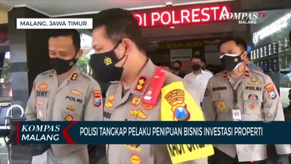 Download Video: Polisi Tangkap Pelaku Penipuan Investasi Properti di Kota Malang, Kerugian Korban Rp 1,25 Miliar