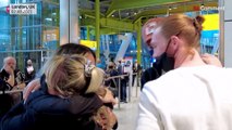 Emotional reunions at Heathrow airport as UK lifts quarantine rules