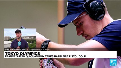 Tokyo Olympics: France's Jean Quiquampoix takes rapid fire pistol gold