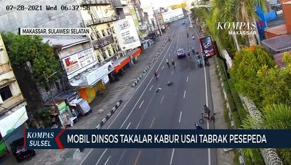 Mobil Dinsos Takalar Kabur Usai Tabrak Pesepedah,Pelaku Jalani Pemeriksaan Di Mapolres Pelabuha