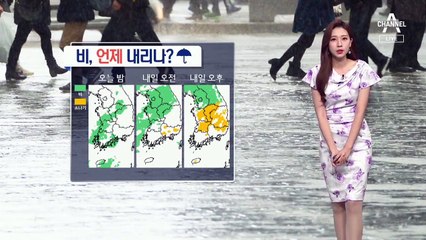 [날씨]내일도 우산 필수…많은 곳 최고 100mm 호우