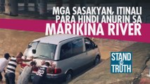 Mga sasakyan, itinali para hindi anurin sa Marikina River | Stand for Truth