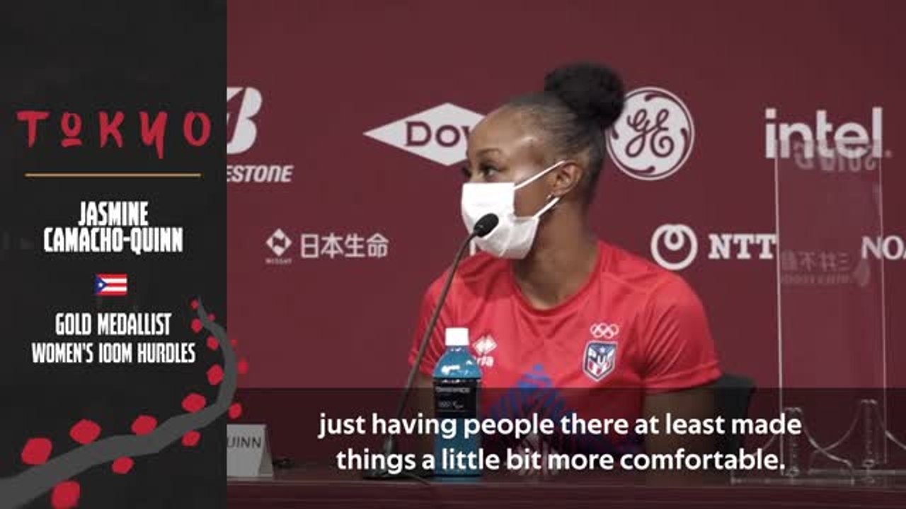 Lack of fans no issue for 100m hurdles champion Camacho-Quinn