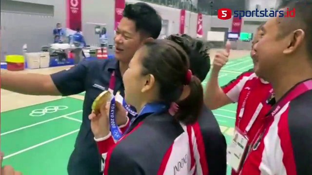 Presiden Joko Widodo Apresiasi Perjuangan Greysia-Apriyani Lewat Video Call