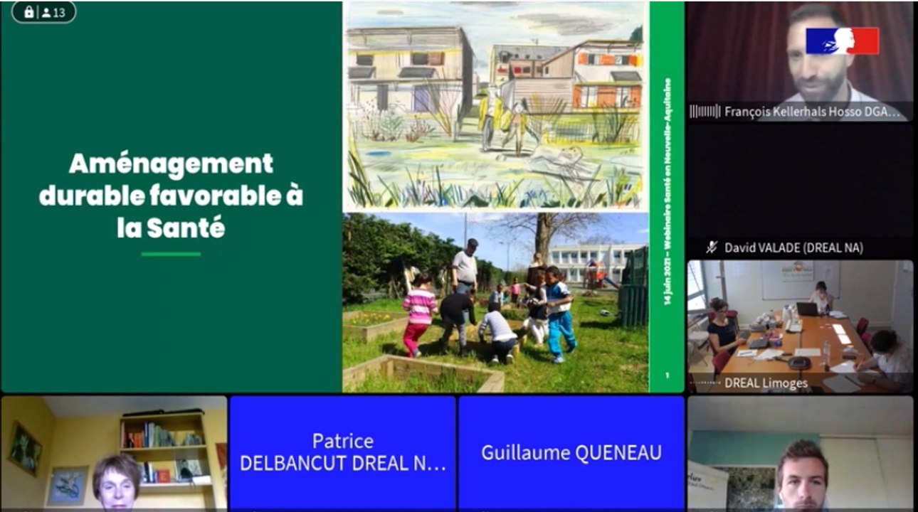 Webinaire "ÉcoQuartier" du 14 juin 2021 - Introduction à l'aménagement favorable à la santé