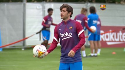 Último día de entrenamientos del Barça en Alemania