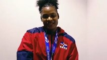 Dominicana Crismery Santana, agradecida por medalla de bronce en Juegos Olímpicos