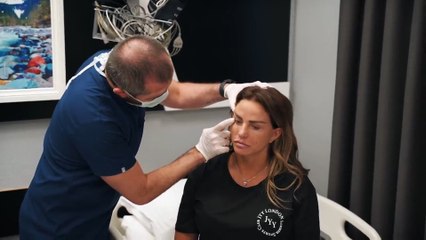 Katie Price shares behind the scenes look at recent plastic surgery