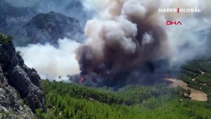 Isparta'da yangın: Yıldız Mahallesi tahliye edildi