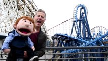 Ventriloquist Paul Zerdin performing in Blackpool