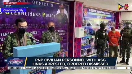 PNP civilian personnel with ASG links arrested, ordered dismissed