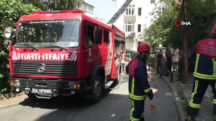 Beşiktaş’ta yangın paniği