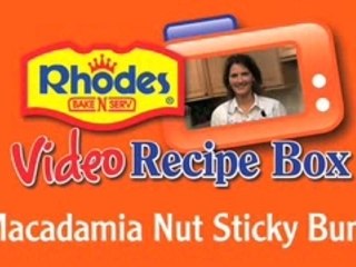 Rhodes Macadamia Nut Sticky Rolls