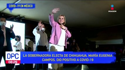 La gobernadora electa de Chihuahua dio positivo a Covid 19
