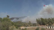Marmaris Orhaniye yeniden yanmaya başladı