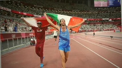 Qatar’s Barshim, Italy’s Tamberi share Tokyo Olympics high jump gold