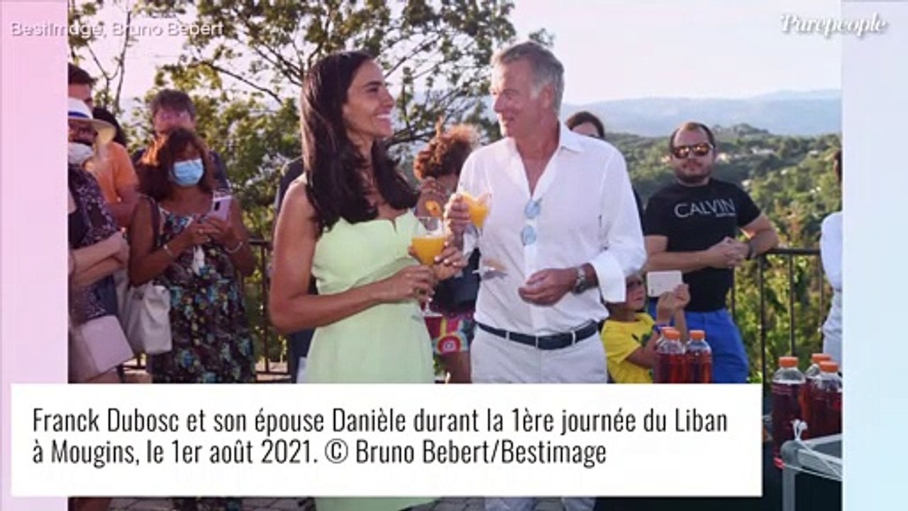 Franck Dubosc et son épouse Danièle : duo complice et gourmand à Mougins