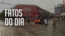 Número de mortos por inundações na China triplica e passa de 300