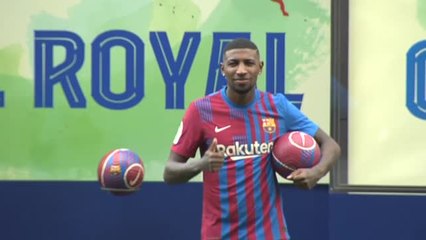 Emerson, presentado en el Camp Nou