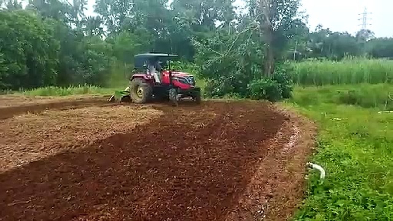 Solis Yanmar 5015 4WD with Rotavator | Agricultur Farming Machine | Power Engin @Zubair Menothil