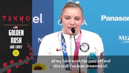 Gymnastics gold 'all I've ever dreamed of' - Carey