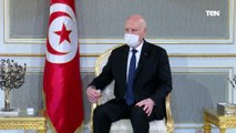 لقاء الرئيس التونسي مع نزار بن ناجي المكلف بتسيير وزارة تكنولوجيات الاتصال
