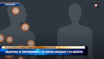 Coronavirus en Argentina: confirmaron 274 muertes y 11.183 contagios en las últimas 24 horas