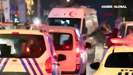 İstanbul'da bir şahıs önce çocuklarını rehin aldı sonra camdan ateş etti